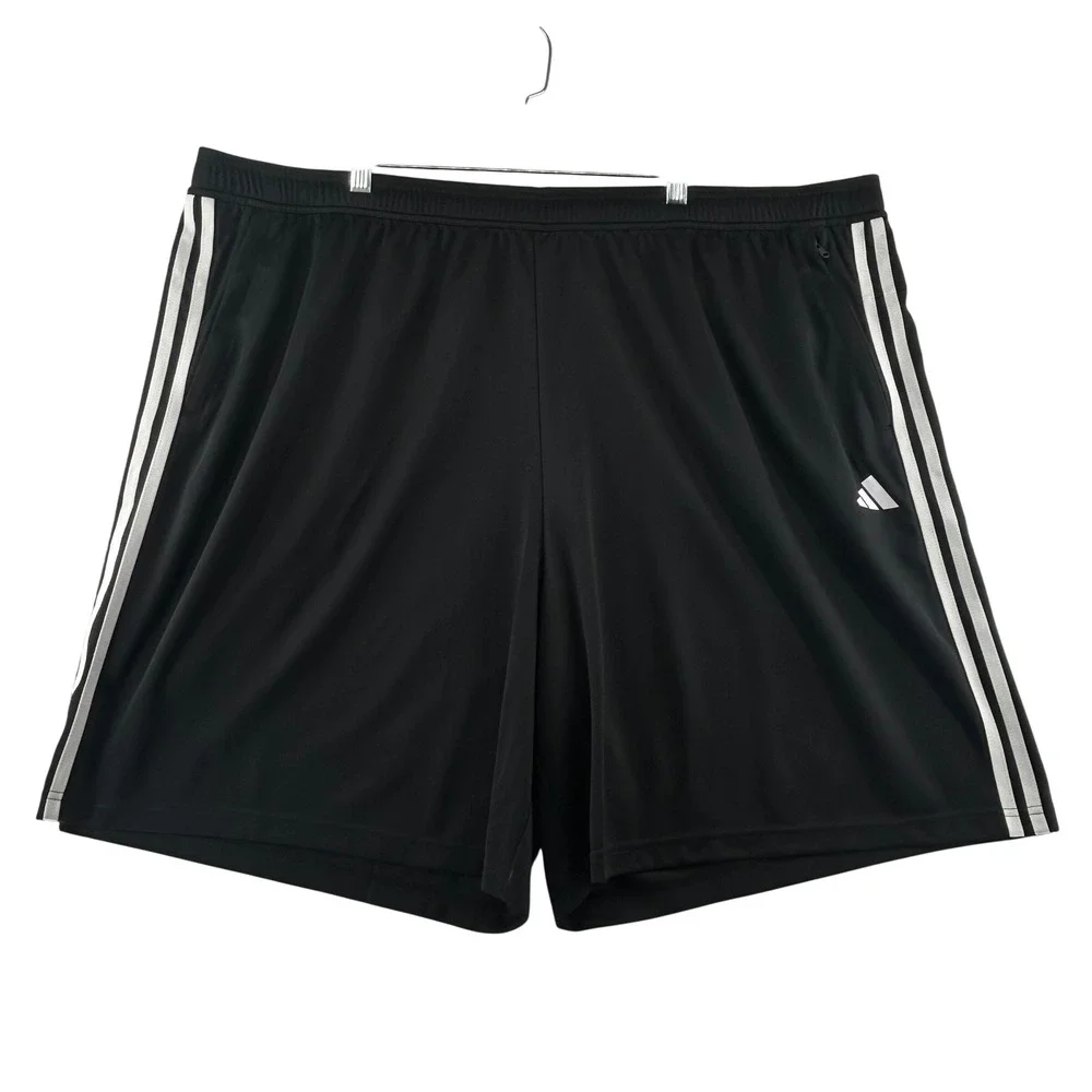 Adidas Train Essentials Pique‎ 3-Stripes Training Shorts Mens 4XL Pockets Gym